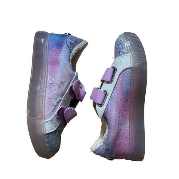 Steve Madden Toddler Girls Trezume Strap Sneakers Girls Size 10 Lilac Multi NIB! - Picture 5 of 9